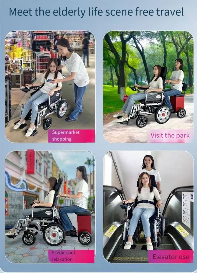 Excellent Take One′s Place Health Care Elderly People Electrical Wheelchair for Adult Medical Use