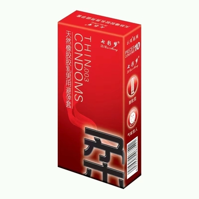 Materiale di gomma naturale Condomi monouso in lattice extra sicuri per la protezione 10 pezzi/scatola