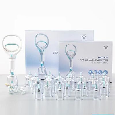 Salone di bellezza Classe I Strumento Temperante Vetro Assorbimento dell' umidità Set di coppe a vuoto