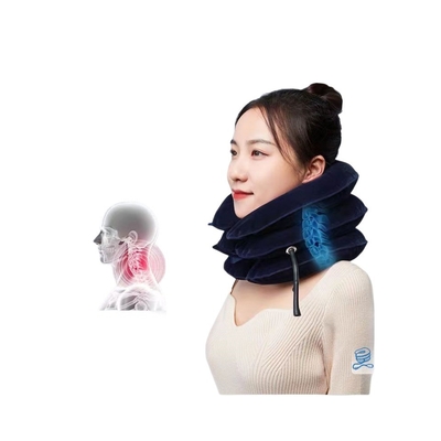 Equipaggiamento medico 3 strati Valvola a sfera Air Neck Traction Device per il corpo confortevole