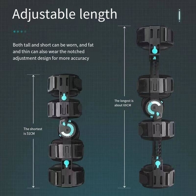 Metallo Compressione Sleeve Professionale Avvolgimento Cerniera Regolabile Colletto OA doppio verticale