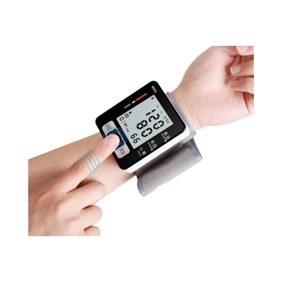 Easy Shuttle Operate Digital Wrist Blood Pressure Monitor CE Sphygmomanometer per la casa