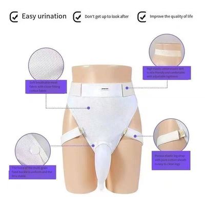 Classificazione degli strumenti Classe I Borsa sterile per le gambe per l'urina ospedaliera con appendiabiti portatili