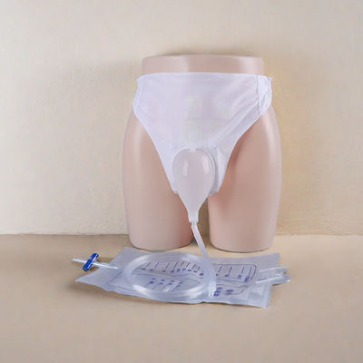 Catetere certificato CE doppio appendiabiti, contatore di urina, sacchetto per la raccolta del drenaggio, per uso medico