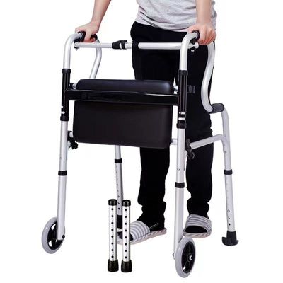 8 marcia regolabile Senior Aluminium Rollator Walker con eccellente attrezzatura medica