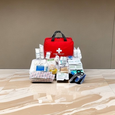 26cm x 18cm x Cm Kit di primo soccorso per emergenze ospedaliere certificato CE con informazioni sulle piante