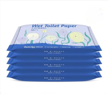 200mm*150mm Dimensione del foglio Nessuna irritazione Carta igienica leggera bagnata per pulire i glutei