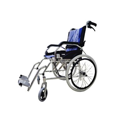 Poltrone a rotelle in acciaio pieghevole manuale multifunzionale 79*28*73cm 12,7kg Design user-friendly