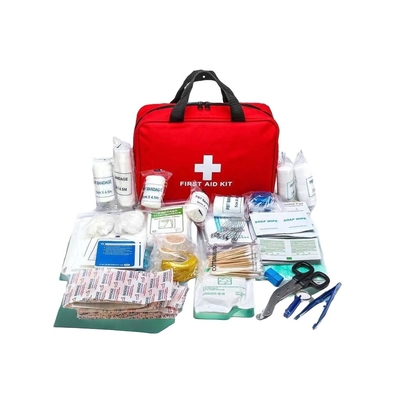Servizi medici di emergenza immagazzinamento auto compatta kit di primo soccorso con materiali medici