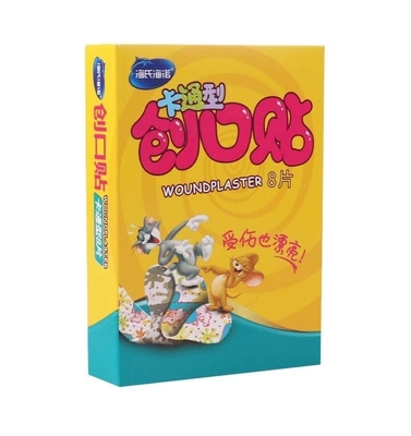 GB/T 32610 Bandaggi a disegni animati personalizzati per bambini kit di primo soccorso gesso per ferite