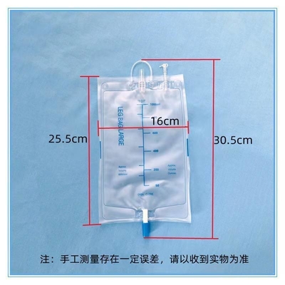 Classificazione strumentale Classe I Il sacchetto urinario a presa di uscita della valvola T da 2000 ml