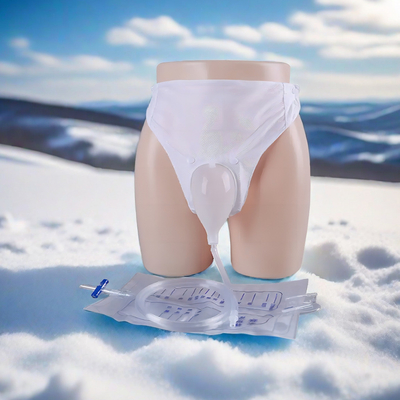Drenaggio di plastica rimovibile per sacchetti urinari pediatrici