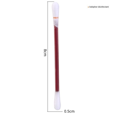Swabs di cotone con certificato CE di alcool medico con durata di conservazione e certificazione di 2 anni