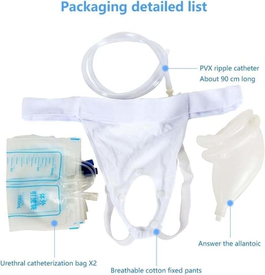 Stoccaggio Borsa urinaria maschile riutilizzabile con drenaggio Classe II Classificazione strumentale