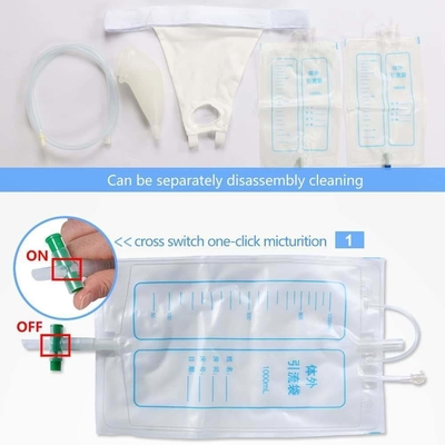 Stoccaggio Borsa urinaria maschile riutilizzabile con drenaggio Classe II Classificazione strumentale