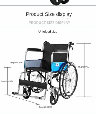 sedia a rotelle pieghevole per disabili che facilita il movimento e l'indipendenza