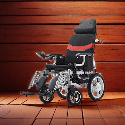 Batteria piombo-acido pieghevole completamente automatica sedia a rotelle elettrica pieghevole per il 2024