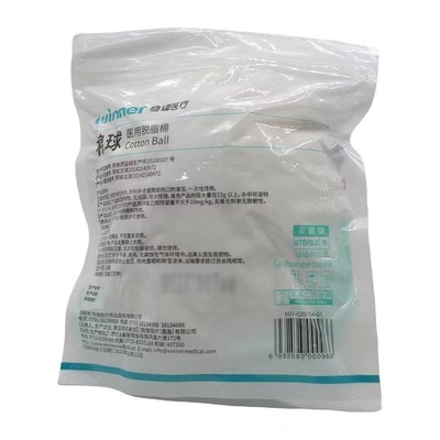 Pelle di cotone assorbente 100% di cotone puro per prestazioni mediche morbide ed elastiche