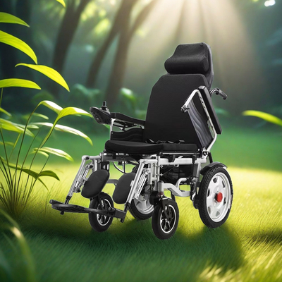 Sedile a rotelle manuale pieghevole per disabili Amazon Main Downstream Platform 83*43*79cm