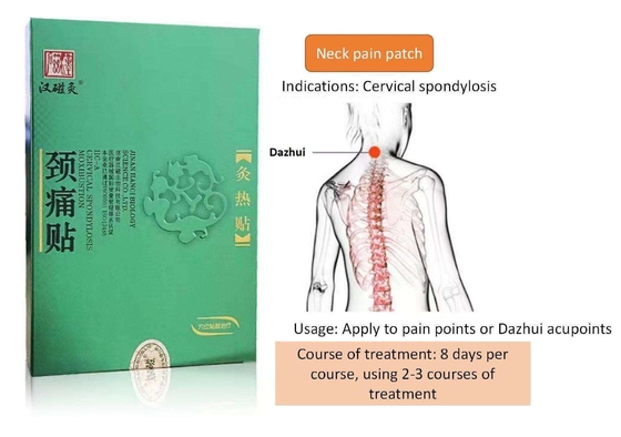2PCS/Box Hot Moxibustion Wormwood Sticker ISO13485 Certificato per il dolore al collo e alle spalle