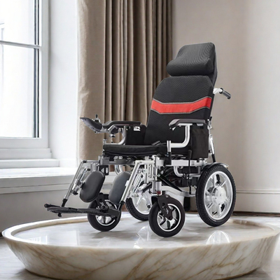 24V di plastica leggera potenza pieghevole mobilità scooter sedia a rotelle sedia a rotelle azionata