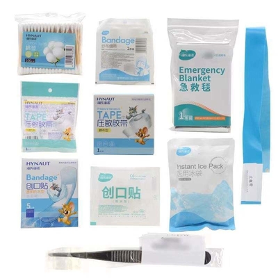 Kit di primo soccorso portatile impermeabile di 156 pezzi certificato CE