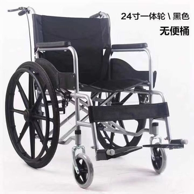 2024 Design Top Seller Poltabile Standard sedia a rotelle con cuscino in tessuto traspirante