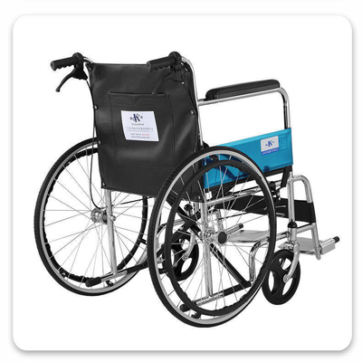 Sedia a rotelle manuale portatile leggera professionale per disabili in piedi a casa