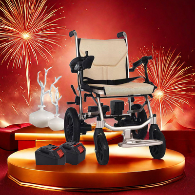 Batteria al litio a doppia batteria staccabile 14,5 kg Sedile a rotelle compatto per adulti e bambini