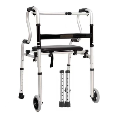 8 marcia regolabile arti inferiori Walking Aid Front Mobility Frame Walker senza ruote