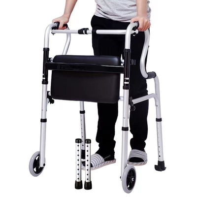 8 marcia regolabile arti inferiori Walking Aid Front Mobility Frame Walker senza ruote