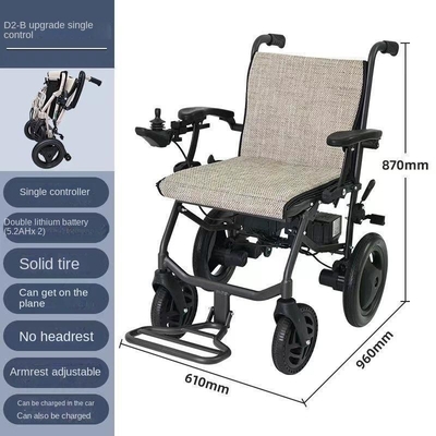 Sedia a rotelle con manubrio stabile per arrampicatori di scale pieghevoli
