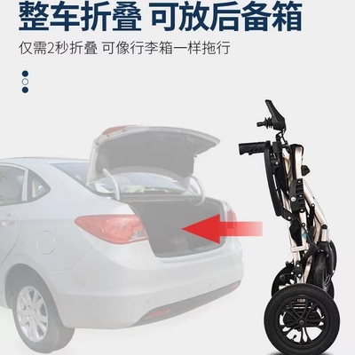 Sedia a rotelle elettrica a potenza pieghevole in alluminio HBLD3-C per la classificazione degli strumenti di classe II