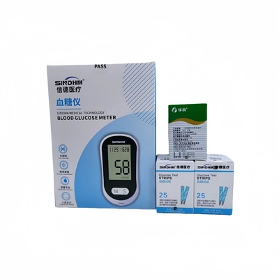 Self-testing Performance 2 Microscale Collection Portable Blood Glucose Monitoring Kit