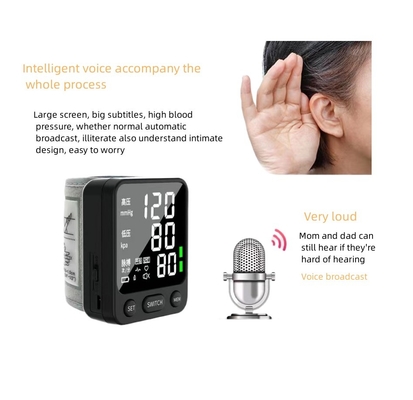 GB/T18830-2009 Standard W501 Digital Wrist Blood Pressure Monitor per un facile monitoraggio