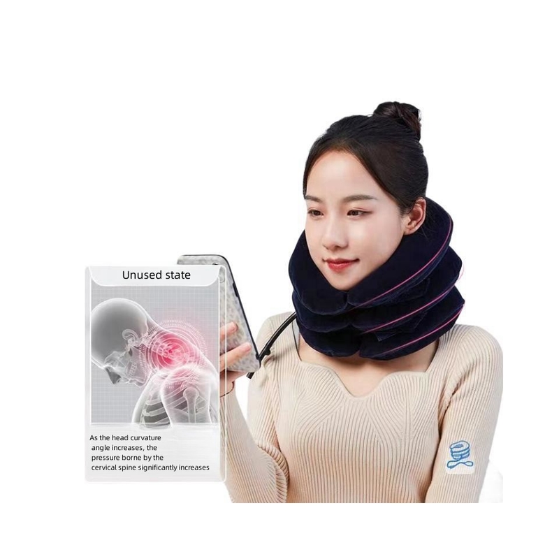 Equipaggiamento medico 3 strati Valvola a sfera Air Neck Traction Device per il corpo confortevole