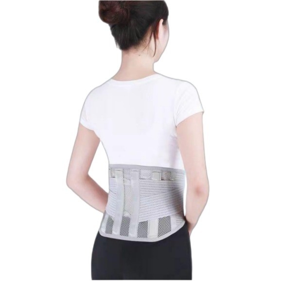 Supporto lombare per dischi sporgenti cucitura passo uniforme dell'ago senza punti di salto