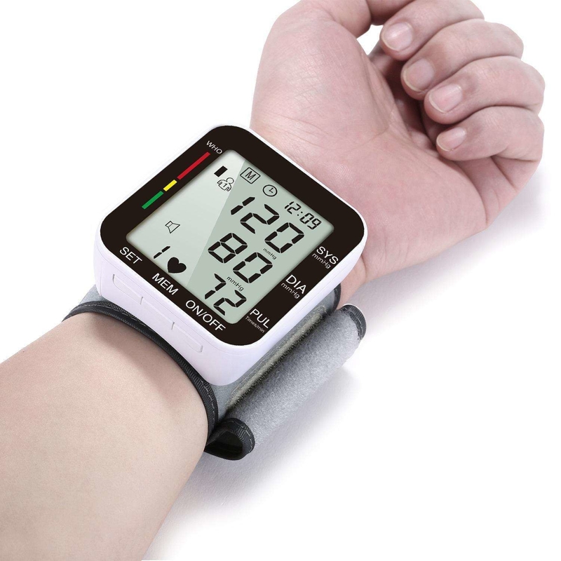 Easy Shuttle Operate Digital Wrist Blood Pressure Monitor CE Sphygmomanometer per la casa