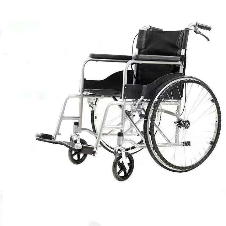 Sedia a rotelle manuale per disabili durata di conservazione di 5 anni e fonte di alimentazione per il movimento della mano